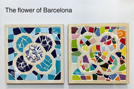 The Flower of Barcelona 2 hours Mosaic Workshop Panot