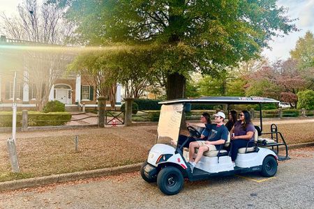 Historical Golf Cart Tour of Tuscaloosa Landmarks