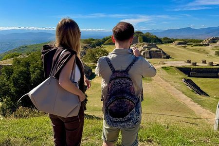 Monte Alban Tree of the Tule Mezcal and Teotitlan del Valle Tour