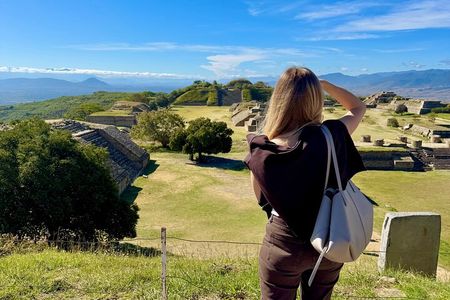 Private tour to Monte Alban and alebrijes and black mud and textiles