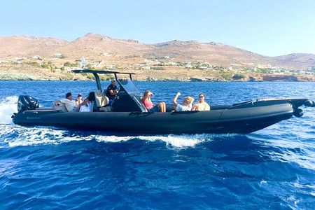 Andros: Luxury RIB Cruise to Secluded Beaches (4 Hours