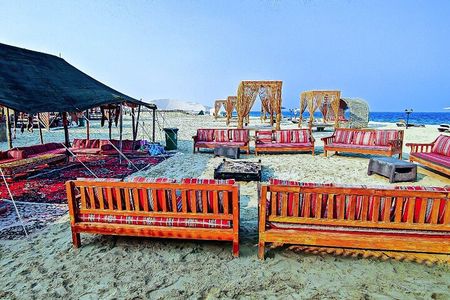 Private Full Day Desert Safari with beach camp buffet