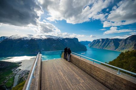 Guided day Tour - Nærøyfjord Cruise, Flåm & Stegastein Viewpoint