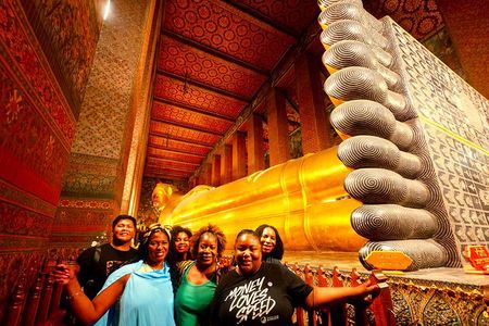 Golden Buddha Reclining Buddha and Marble Temple Private Tour