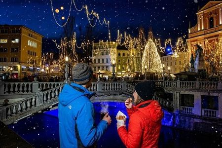 From Zagreb: Ljubljana & Lake Bled Christmas Market Day Trip 