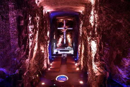 Cathedral of Sal Zipaquirá with Entrance and Transportation from Bogota