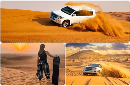 Qatar: Desert Dune Bashing with lunch/dinner in Desert Beach Camp