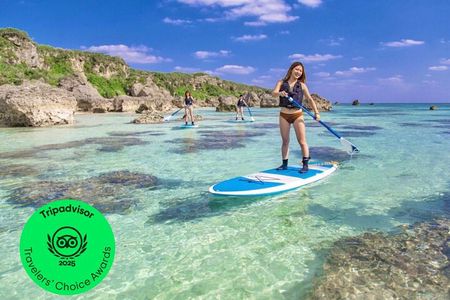 [Miyako Island/Full Day] Sea Turtle Snorkeling & SUP or Canoe