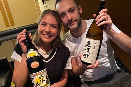 Experience Comparing Sake and Delicacies in shinjyuku