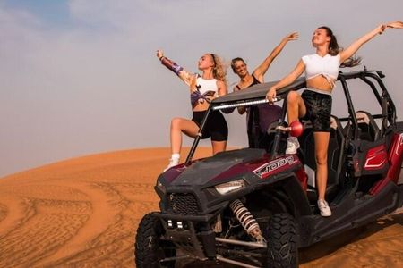 Desert Safari with Quad Bike, Buggy, Dune Bashing & Camel Ride