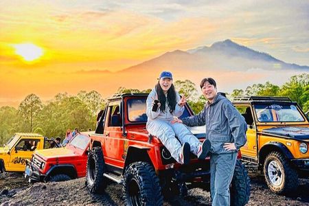 Bali Mount Batur Jeep Sunrise and Black Lava Jeep Tour
