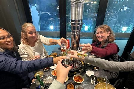 Seoul Temple & Starfield Library Gangnam K-BBQ