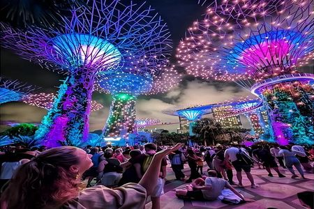 Singapore River Cruise and 2 Must-see Water Light Shows 
