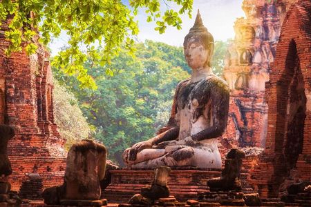 Bangkok Ayutthaya Temples and Boat Tour with Lunch