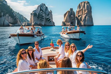 Capri Secret Corners by Boat Premium Tour with Local Captain
