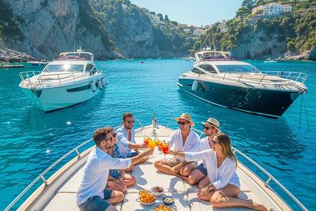 Elite Capri Boat Day: Free Bar, Brunch & City Leisure