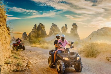 Cappadocia Sunset ATV Quad Tour Through Valleys with Transfers