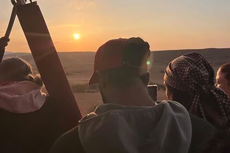 Private sunrise Hot Air Balloon & Agafay Desert Magic with Dinner