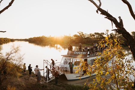 Drover's Sunset Cruise includes Smithy's Outback Dinner and Show
