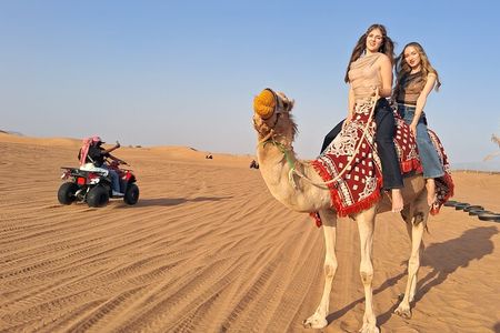 Dubai Desert Safari With Quad Bike, BBQ, And Camel Ride