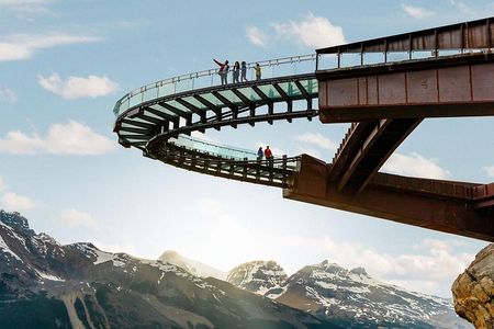 Banff/Canmore/Calgary: Columbia Icefield Skywalk Bow & Peyto Lake