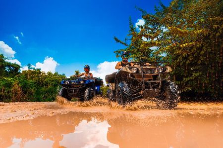 Cancun Combo: ATV Jungle Adventure & Glass Boat Tour 