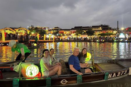 GuidedTour to MARBLE MOUNTAIN-Am Phu Cave & HOI AN CITY-Boat Ride