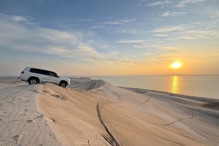 Sharing Desert Safari Dune Bashing and Al Adaid Sea