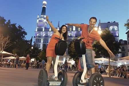 Sunset in Madrid by segway