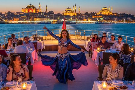 Bosphorus Dinner Cruise with Folk Dance and Live Performances