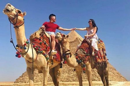 Giza Pyramids, Sphinx & Chephren Temple Half Day Private Trip 