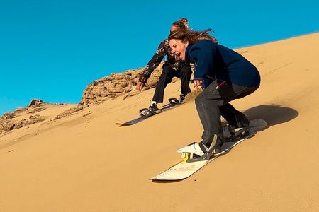 Sandboarding Adventure in Timlalin Dunes 