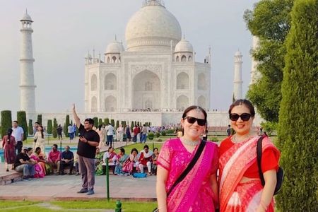 Taj Mahal and Agra Private Car Day Tour from Agra with 5* Meal