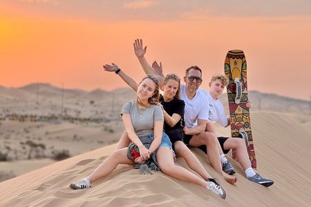 Private Desert Safari Abu Dhabi With Camel Ride & Sand Boarding