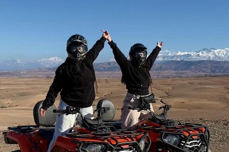 Agafay Desert Adventure Quad Biking and Sunset Camel Trek