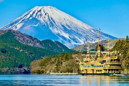 From Tokyo Mt. Fuji, Hakone, Owakudani and Lake Ashi Bus Tour