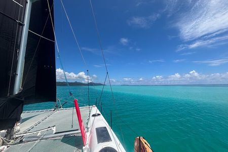 Half day catamaran sailing in the Sailinity Lagoon