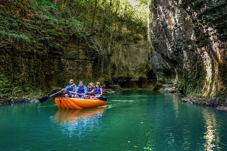 Explore the Prometheus Cave and Martvili Canyon 