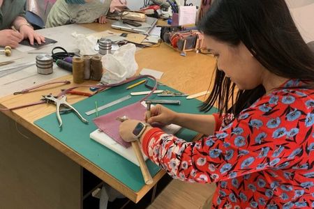 Create Your Own Leather Souvenir with Local Artisan in Rome