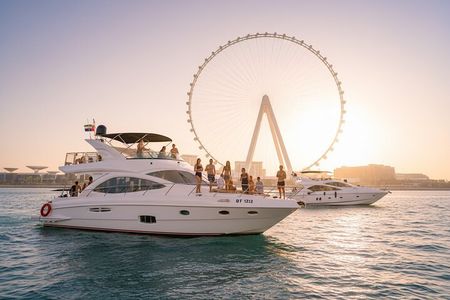 Dubai Marina Yacht Cruise with Drinks, Bites & Skyline Views