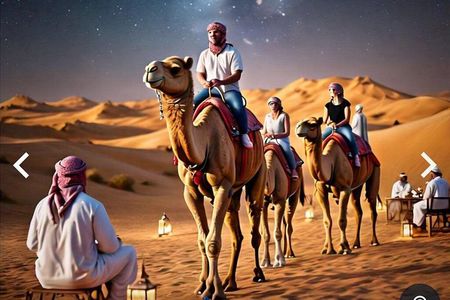 Private Car Desert Safari, BBQ, Camelride, Sandboarding, ATV Bike