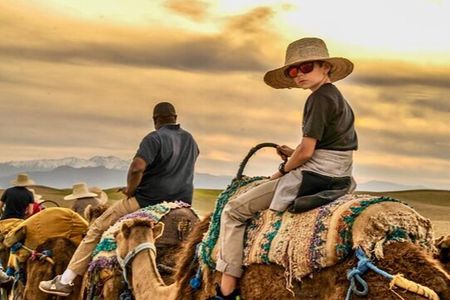 2 Hours Quad Bike and Camel Ride on Sunset in Marrakech Palmerie