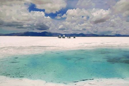 Adventure in the Great Salt Flats in the White Desert