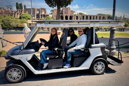 Relax and Explore Rome by Golf Cart