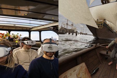 Amsterdam: Luxury Canal Cruise with Historic VR Experience