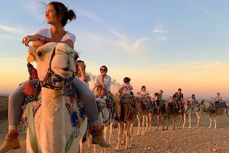 Marrakech Agafay Desert Sunset, Camel Ride and Dinner Show 