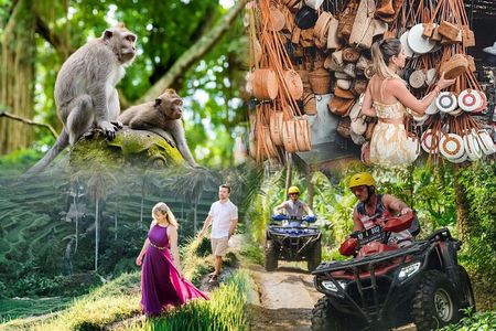 Full Day ATV Ride, Monkey Forest,Tegalalang Rice Terrace 