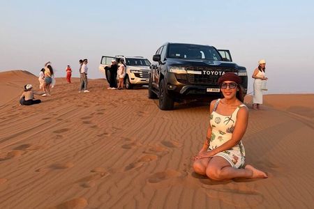 Morning Adventure Safari: CamelTrek QuadBike Sandboard Falcon Pic