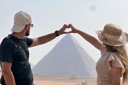 Private Tour Giza Pyramids Sphinx and Grand Egyptian Museum GEM