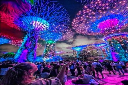 Singapore River Cruise and 2 Must-see Water Light Shows 